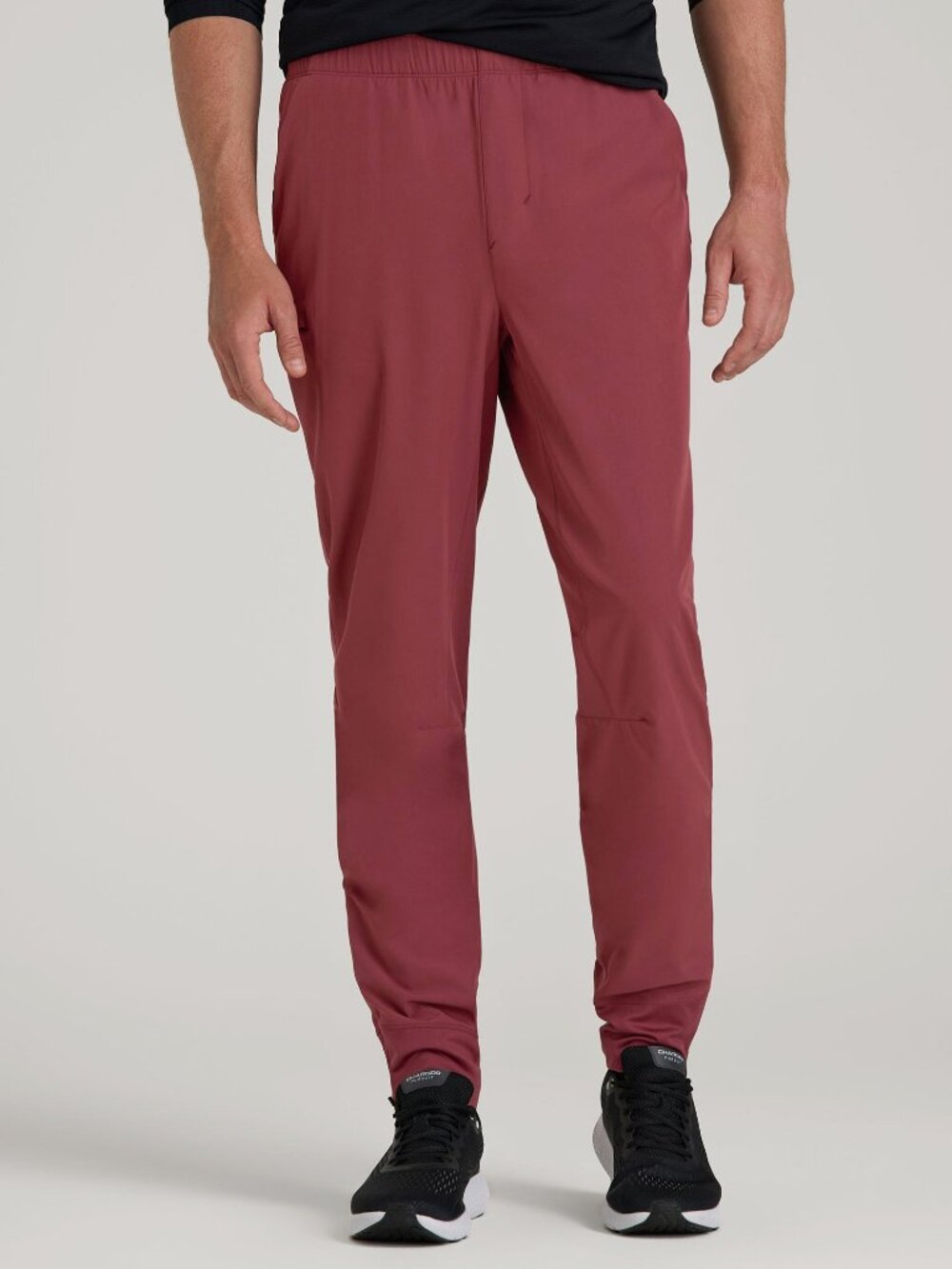 American Tall Featherweight Perforated Training Joggers Oxblood M Semi Tall $75